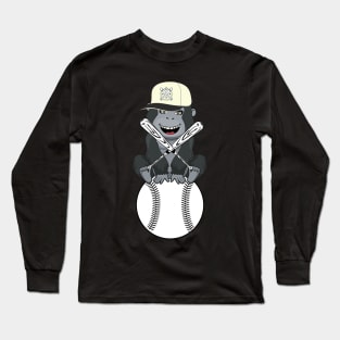 monkey baseball Long Sleeve T-Shirt